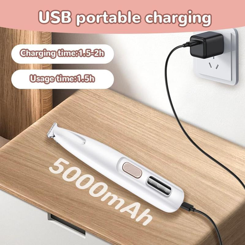 2025 New Pet Trimmer for Dogs and Cats,Waterproof Rechargeable Pet Shaver with LED Light, Multifunctional Pet Hair Clippers for Paws Eyes Ears Face Rump,Dog Stuff,Cat Paw Trimmer#Cozyvibes#Petlife